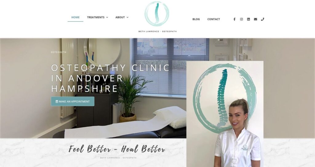 Osteobeth website